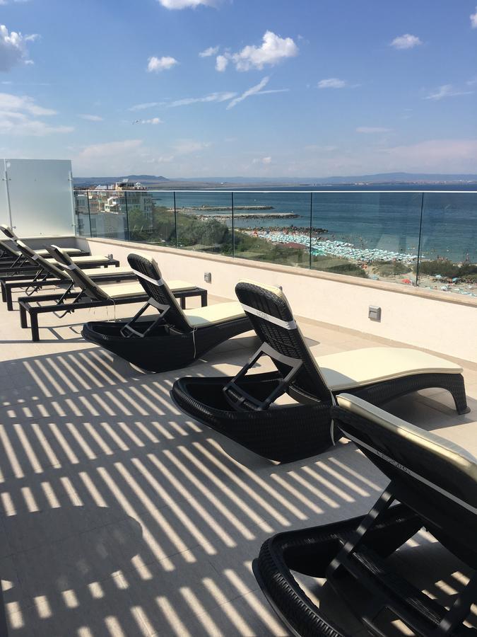 Golden Sea View Penthouse Apartment Pomorie Exterior foto