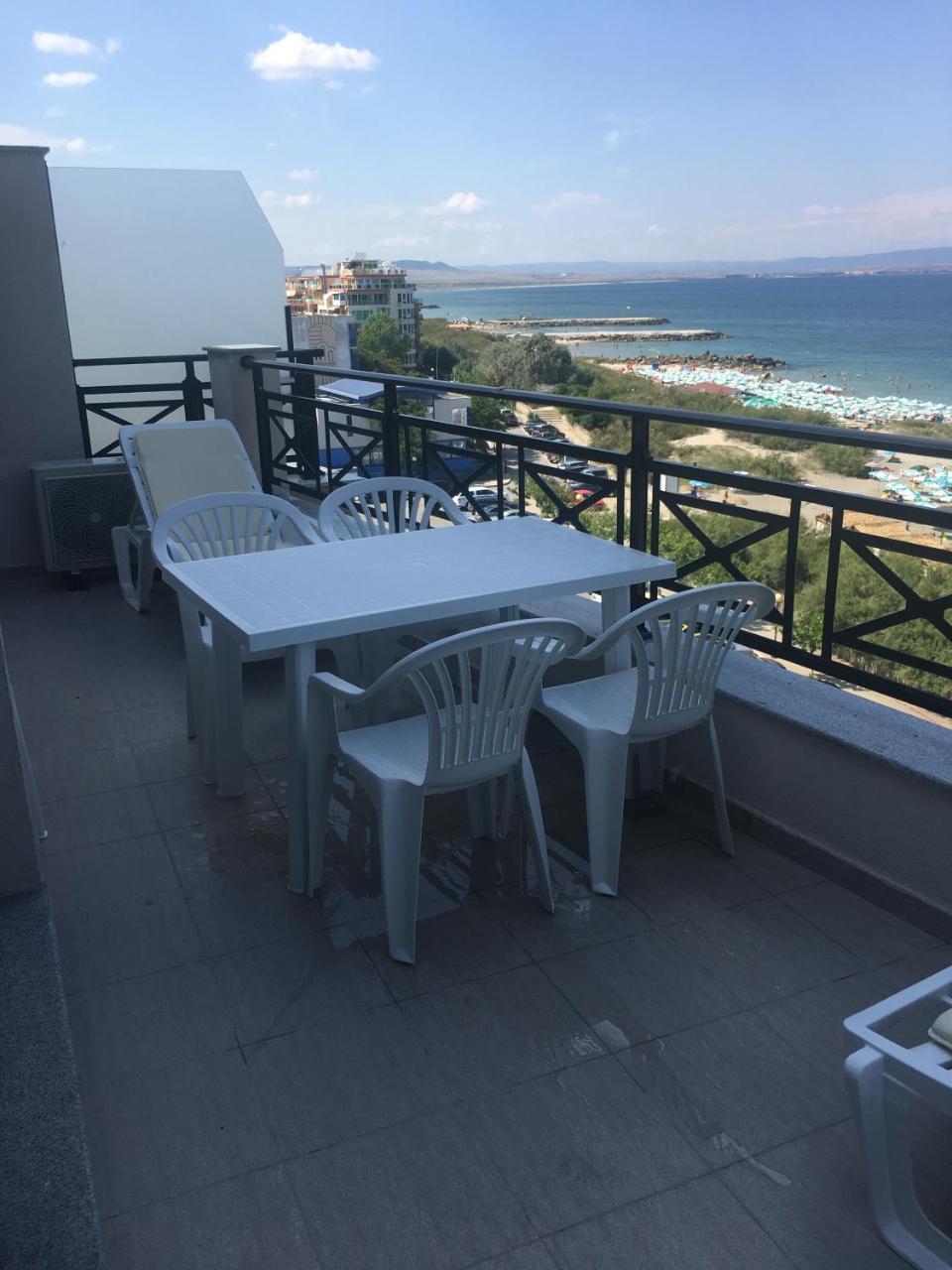 Golden Sea View Penthouse Apartment Pomorie Exterior foto